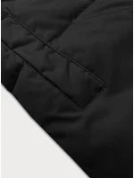 Čierna obojstranná dámska vesta z jahňacieho mäsa J Style (16M9166-392)