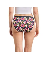 Dámské bavlněné kalhotky 3 ks DIM LES POCKETS COTTON SLIP 3x - DIM - červená
