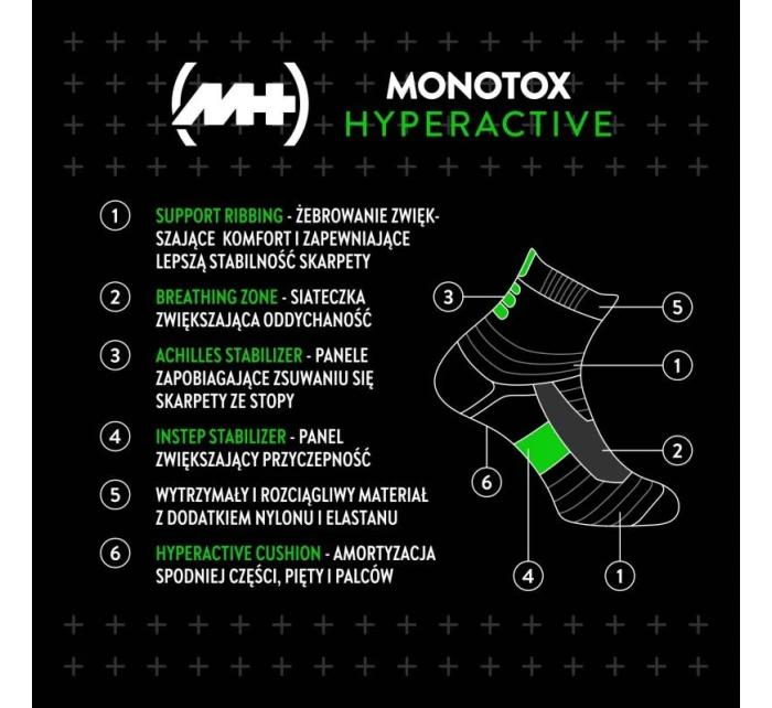 Skarpety Socks 2pack model 21273133 - Monotox Skarpety Socks 2pack model 21273133 - Monotox