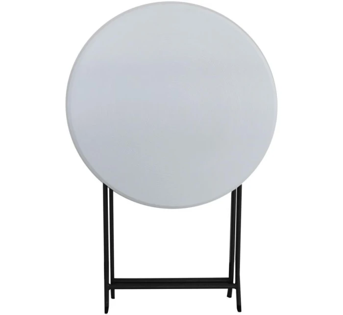 Skladací BALKÓNOVÝ STÔL NA STRAVOVANIE BIELY 60x72 cm