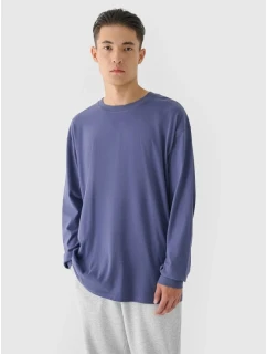 Pánské tričko oversize s potiskem a dlouhým rukávem model 21898143 - 4F
