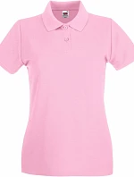 Fruit of the Loom Lady-Fit Premium Polo Dámske piqué polo 16.3030 svetloružové