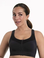 Športový top EasyMove Zip 5511 carbon grey - Active