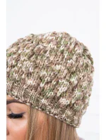Kšiltovka model 18745418 khaki + ecru - K-Fashion Kšiltovka model 18745418 khaki + ecru - K-Fashion