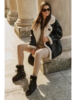 Śniegowce Na Platformie Wegańskie D.Franklin DFSH370004 Czarne Śniegowce Na Platformie Wegańskie D.Franklin DFSH370004 Czarne