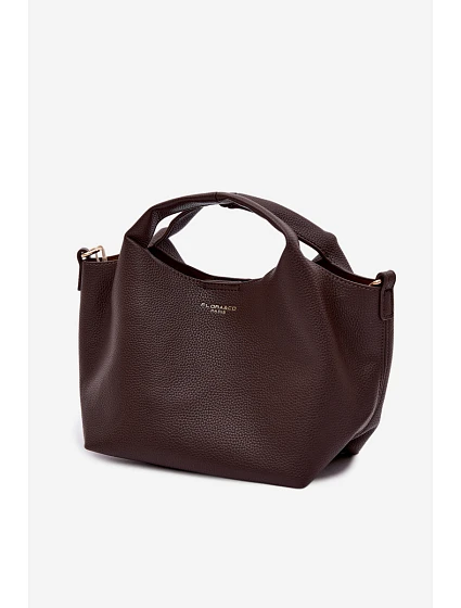 Hnědá taška z imitace kůže Corisse