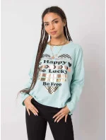 Dámská bavlněná halenka s potiskem model 16307015 - FPrice