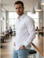 Koszula męska slim fit  biała model 22007701 - FashionStreet