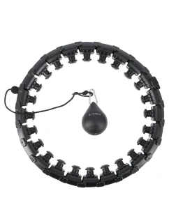 HMS HHW01 obruč s výstupkami a závažiami čierna