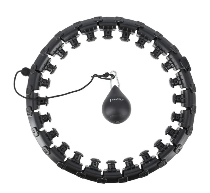 HMS HHW01 obruč s výstupkami a závažiami čierna HMS HHW01 obruč s výstupkami a závažiami čierna