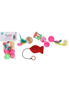 SÚPRAVA 6 KS HRAČIEK PRE MAČKY