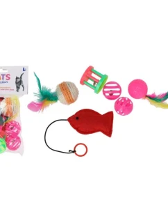 SÚPRAVA 6 KS HRAČIEK PRE MAČKY