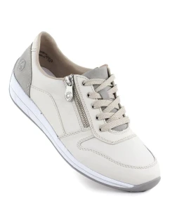 Dámska krémová kožená športová obuv Rieker N1100-80