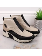 Rieker W béžová obuv model 21369727 - Big Star