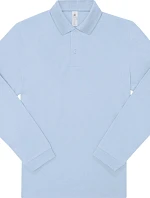 B&C My Polo 180 LSL Piqué – polokošeľa s dlhým rukávom 01.U425 blush blue