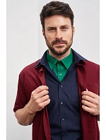 JN 680 Popelínová košile s krátkým rukávem model 22537743 steel - Daiber