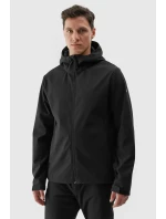 Kurtka Męska Softshell Z Kapturem 4F 4FWAW24TSOFM283-20S Czarna Kurtka Męska Softshell Z Kapturem 4F 4FWAW24TSOFM283-20S Czarna