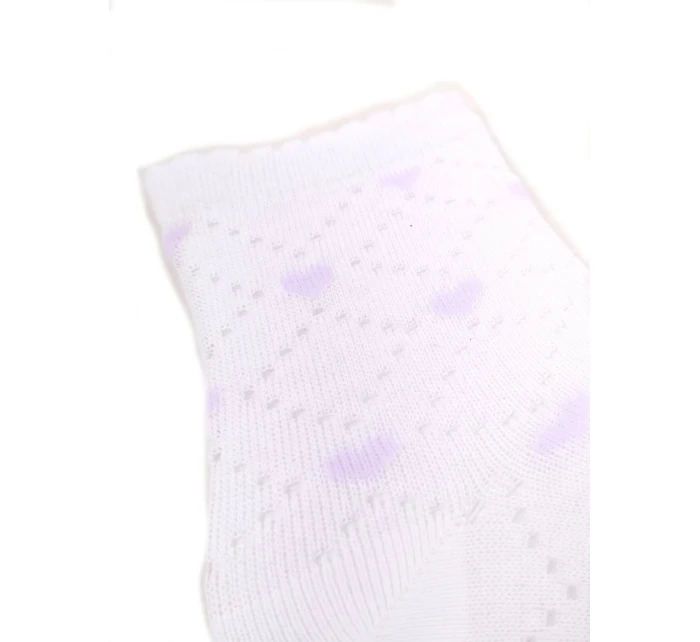 YOCLUB SKL-0014 Čipkované ponožky 0-9 mesiacov