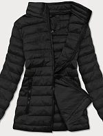 Ľahká čierna dámska prešívaná bunda (20311-392)