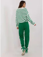 úpletový dámský pruhovaný komplet model 20835902 - Factory Price