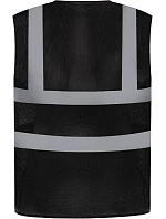 HVW 120 HiVis síťovaná bezpečnostní vesta model 22502225 black - Yoko