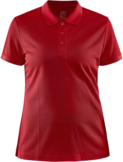 Craft Corporate CORE Unify Polo Shirt W Dámske športové polo tričko 81.9139 jasne červená Craft Corporate CORE Unify Polo Shirt W Dámske športové polo tričko 81.9139 jasne červená