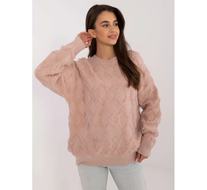 Sweter AT SW model 20470406 ciemny różowy - FPrice