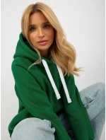 Dámska mikina EM BL 695.25x tmavo zelená - FPrice