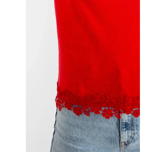 Blúzka LK BZ 506786.58P červená