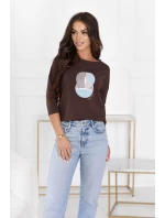 model 21292644 BLOUSE - OFF PINK