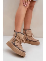 Snehové topánky model 203892 Krok vo veľkom štýle