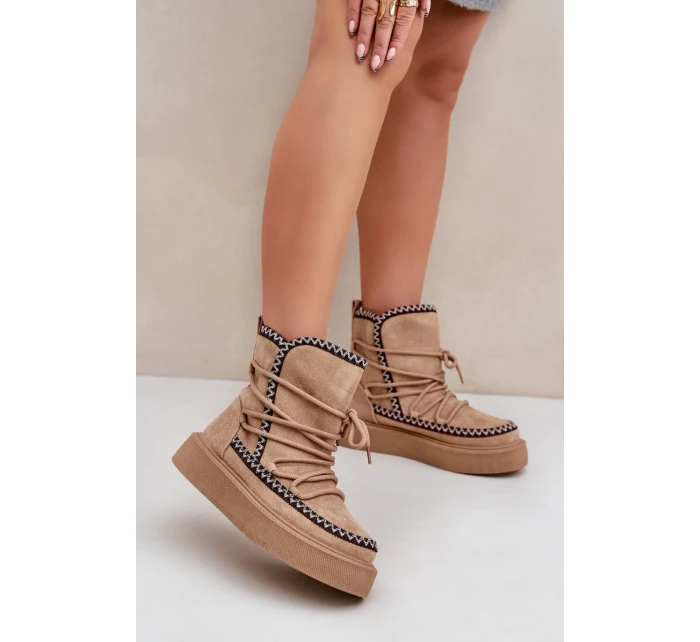 Snehové topánky model 203892 Krok vo veľkom štýle