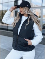 Dámska prešívaná vesta POPLAR black FashionStreet TY3773