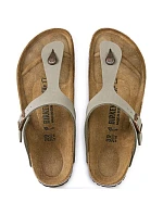 Pánské šedé žabky Gizeh  Stone regular wide dámské model 22260283 - Birkenstock