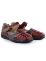 Dámske pohodlné ažurové topánky na suchý zips Unisoft 9955