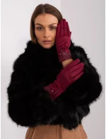 Rękawiczki AT RK model 19161925 bordowy - FPrice