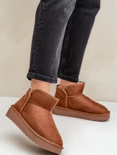 Dámske snežnice na platforme D.Franklin DFSH370010 Brown