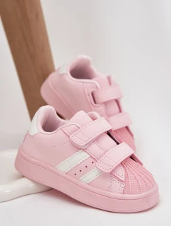 Detské športové tenisky z ekokože Renel - ružové