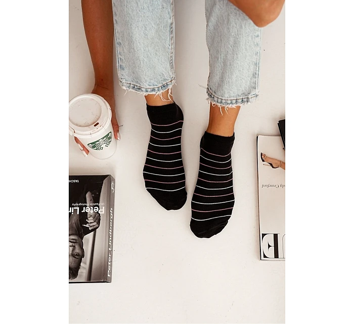 Dámské tenké pruhované ponožky model 22066733 - Milena