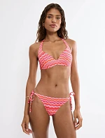 MIX & MATCH SUMMER - Push-up plavková podprsenka bez kostice s ramienkami za krk Triumph