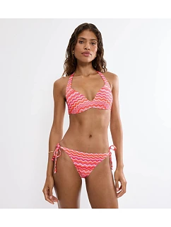 MIX & MATCH SUMMER - Push-up plavková podprsenka bez kostice s ramienkami za krk Triumph