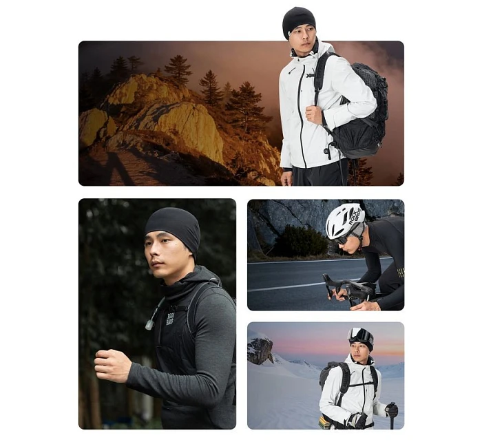 Kšiltovka  + univerzální velikost černá model 22114021 - Rockbros