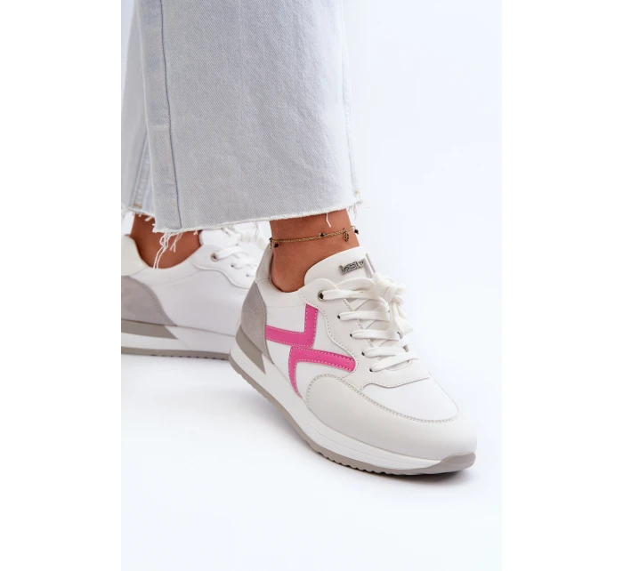 Dámské tenisky na platformě  Bílé model 21656790 - Inblu