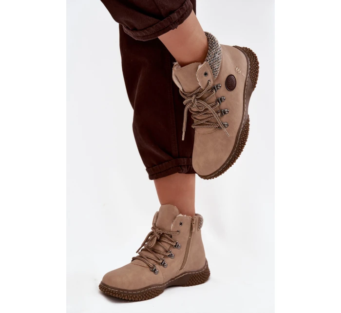 Kotníkové Dámské Béžové model 21714500 - Boto