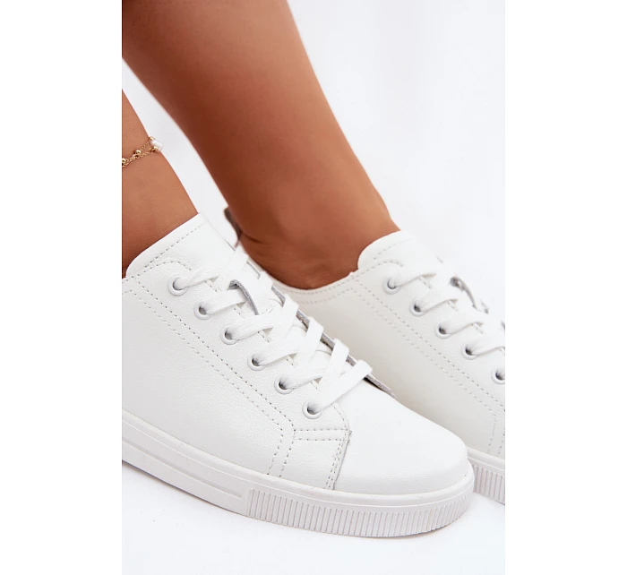 Kožené dámské tenisky Vinceza 79536 Bílé