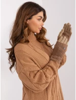 Rękawiczki AT RK model 19328268 ciemny bezowy - FPrice