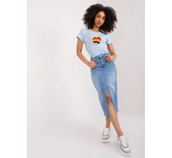 Bluzka RV BZ model 19734979 jasny niebieski - FPrice