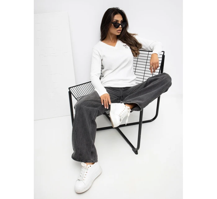 Bluzka RV BZ model 21777626 ecru - FPrice Bluzka RV BZ model 21777626 ecru - FPrice