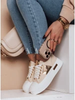 Dámske tenisky na platforme TRENDIS beige FashionStreet ZY0704