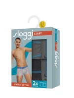 Pánske boxerky Štart Hipster C2P box - BROWN - LIGHT COMBINATION - šedá - čierna M003 - SLOGGI Pánske boxerky Štart Hipster C2P box - BROWN - LIGHT COMBINATION - šedá - čierna M003 - SLOGGI